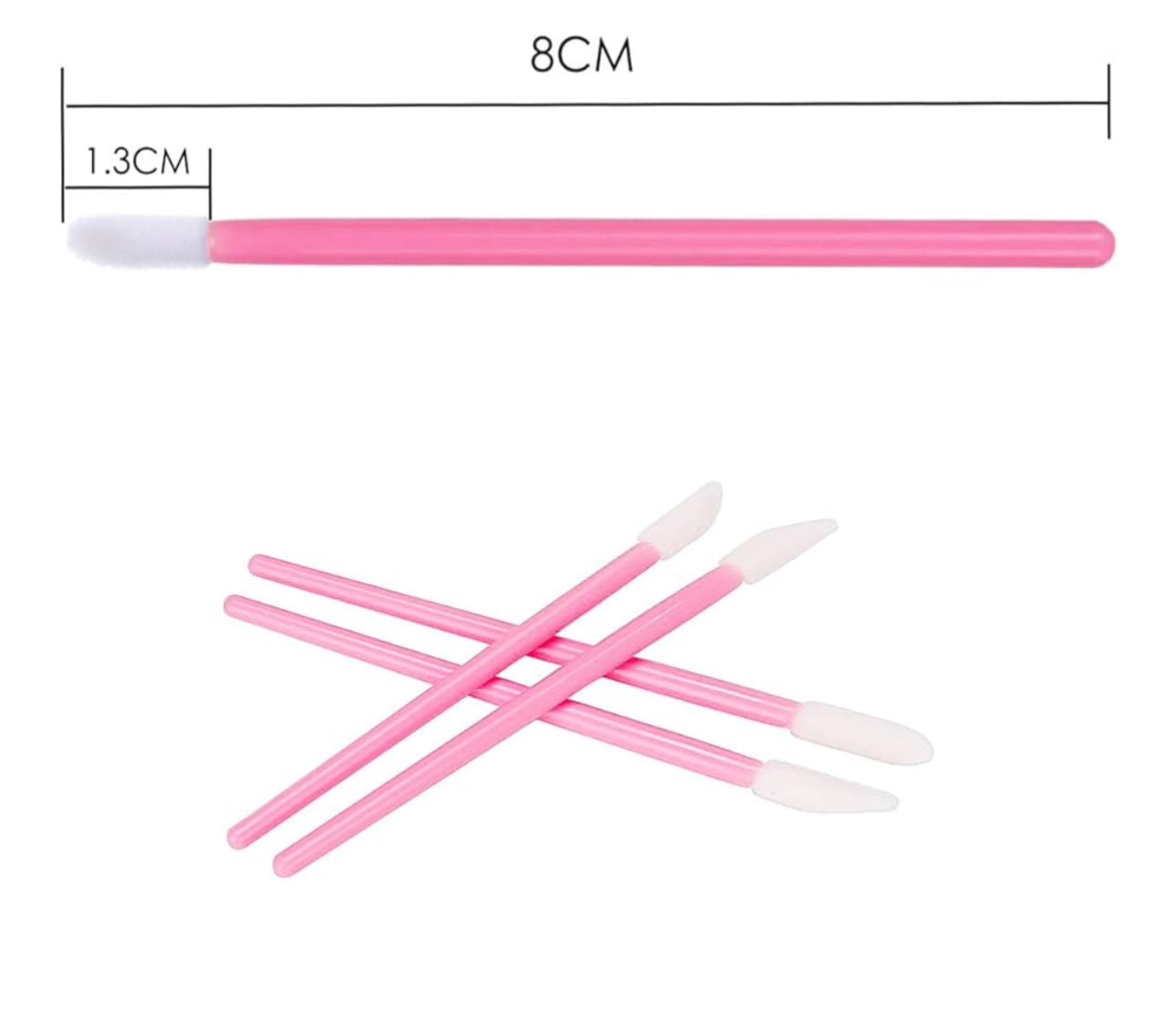 200pc disposable multi purpose lip brushes