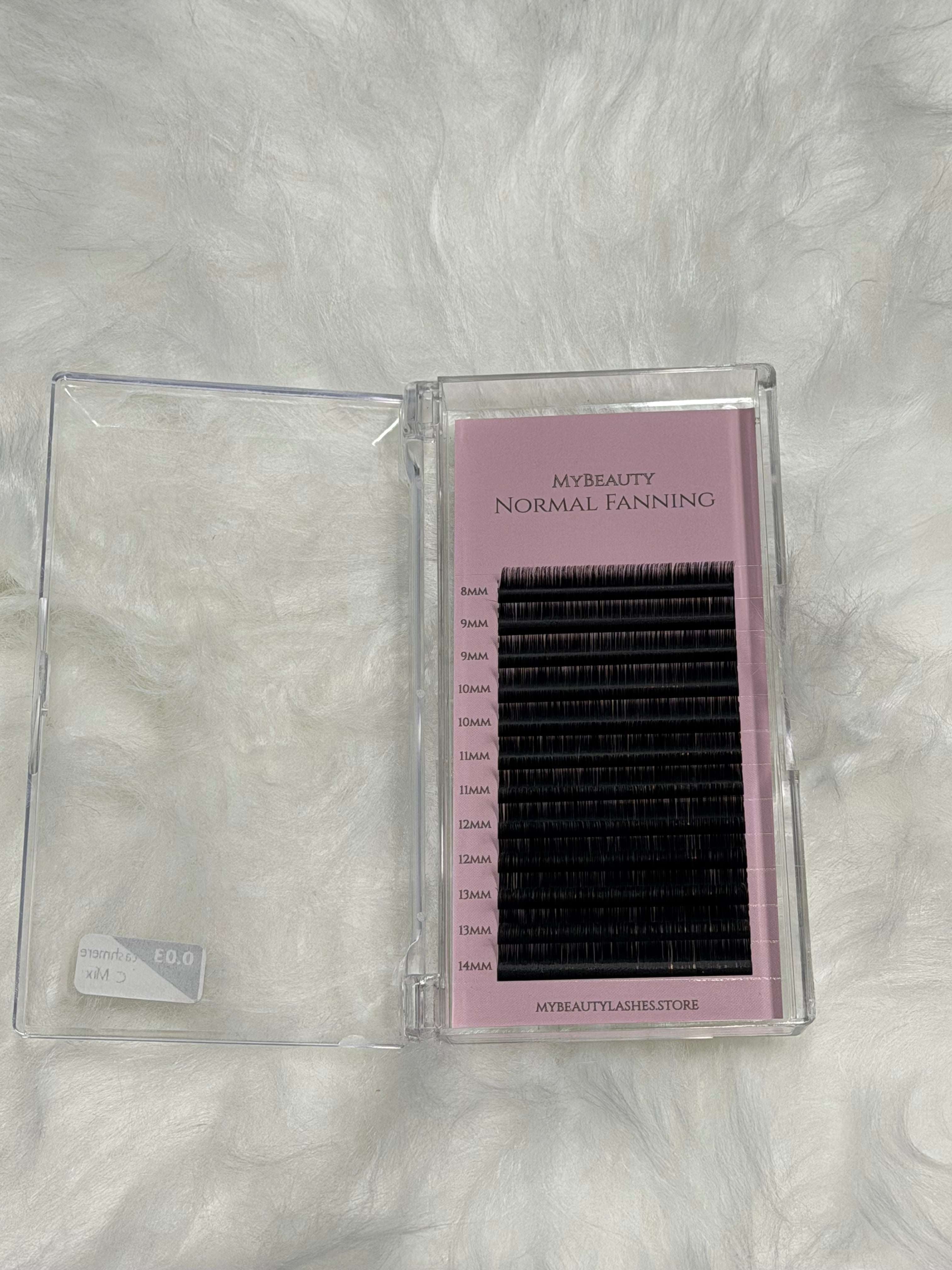 Normal fanning mixed tray